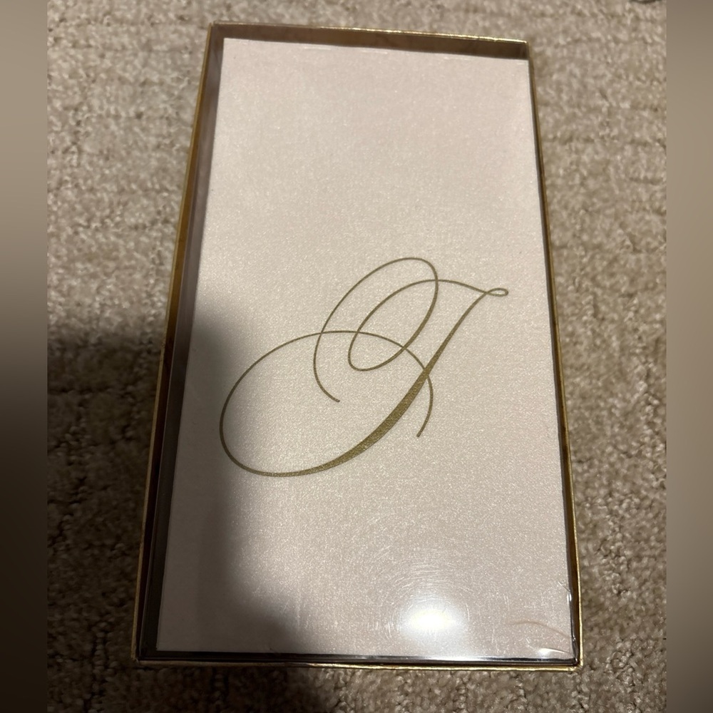 Caspari Napkins Airlaid Guest Signature 24” 24 Each Letter J
